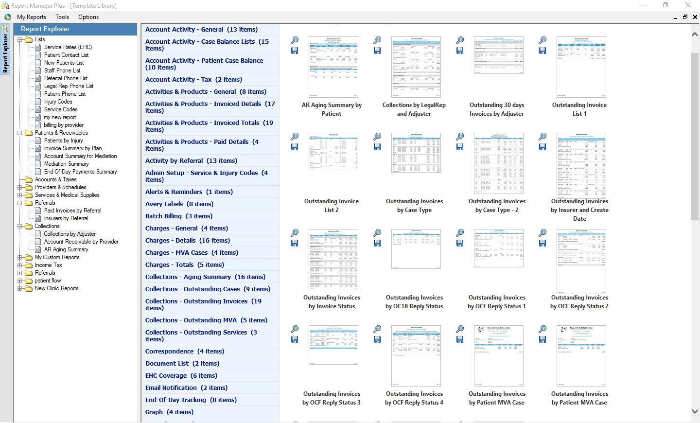 reports-template-library